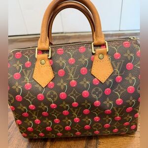 Louis Vuitton Murakami Cerises Speedy 25